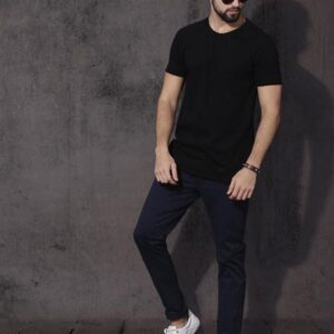 black t shirt for men