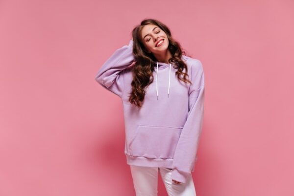 purple hoddie for women