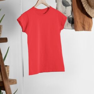 red t shirt for women