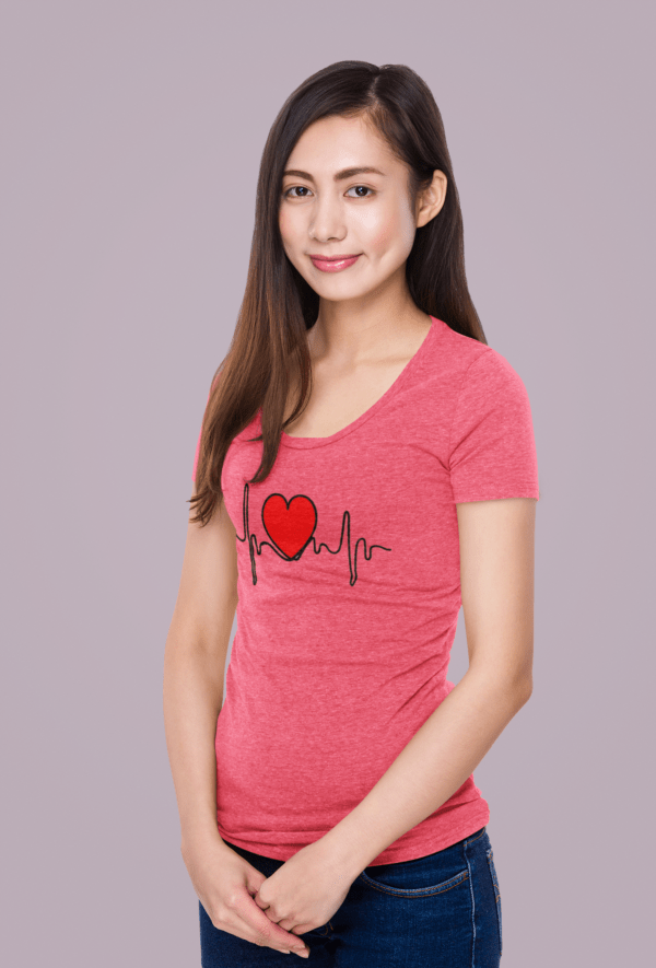 pink t shirt for women