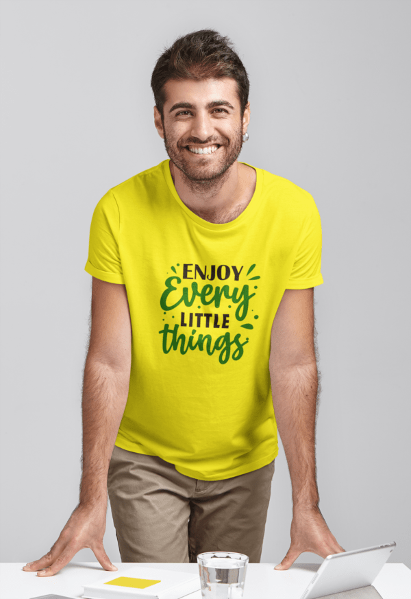 yellow color t shirt