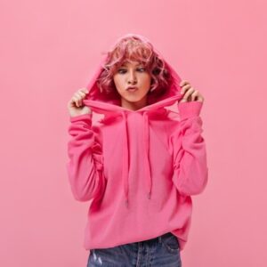 pink hoodie for women