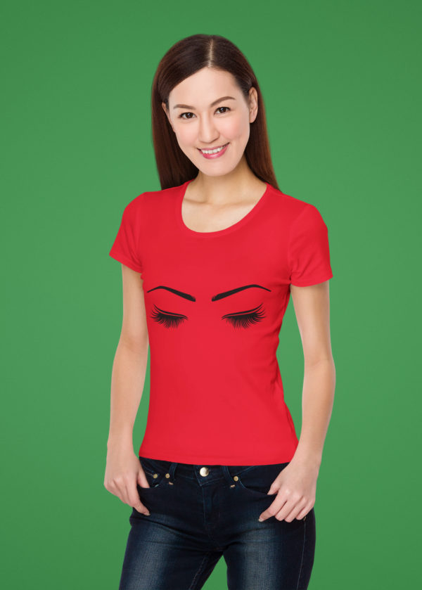 red t shirt for women