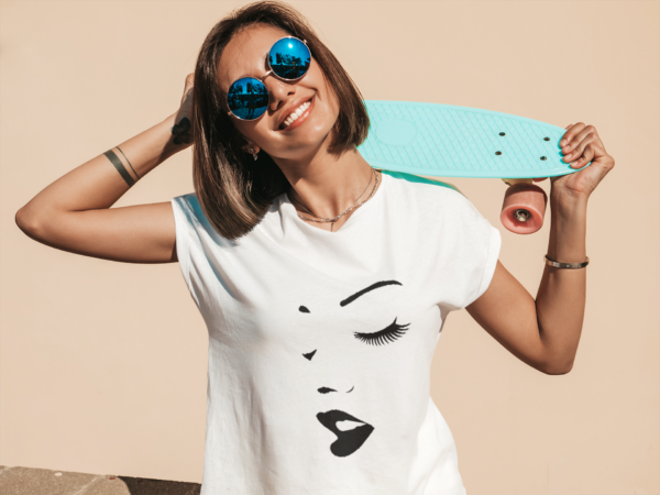 white t shirt for women