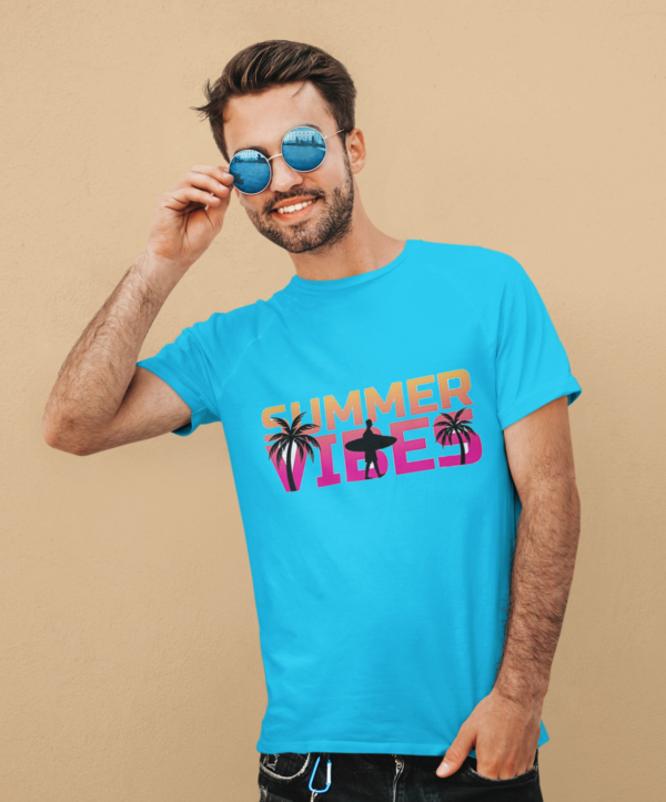 blue t shirt for men