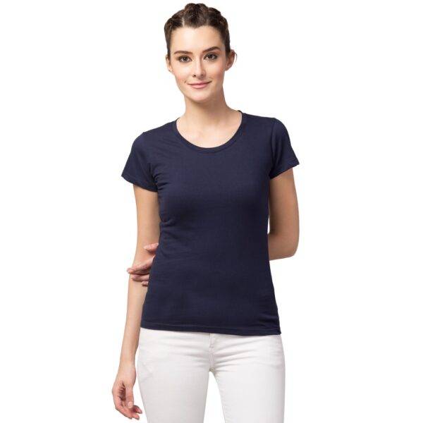 navy blue tshirt for women